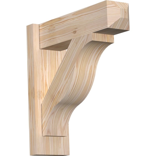 Ekena Millwork Funston Smooth Craftsman Outlooker, Douglas Fir, 5 1/2"W x 18"D x 18"H OUT06X18X18FST04SDF - main
